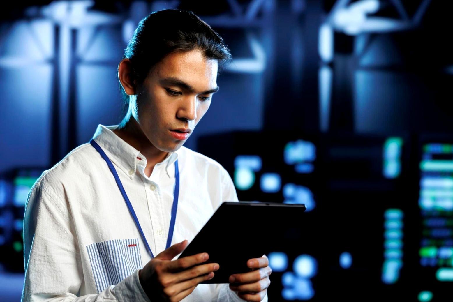 Studenten arbeiten an Mobile Game Projekten